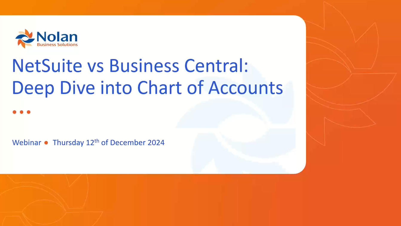 NetSuite vs Business Central – A Deep Dive into Chart of Accounts